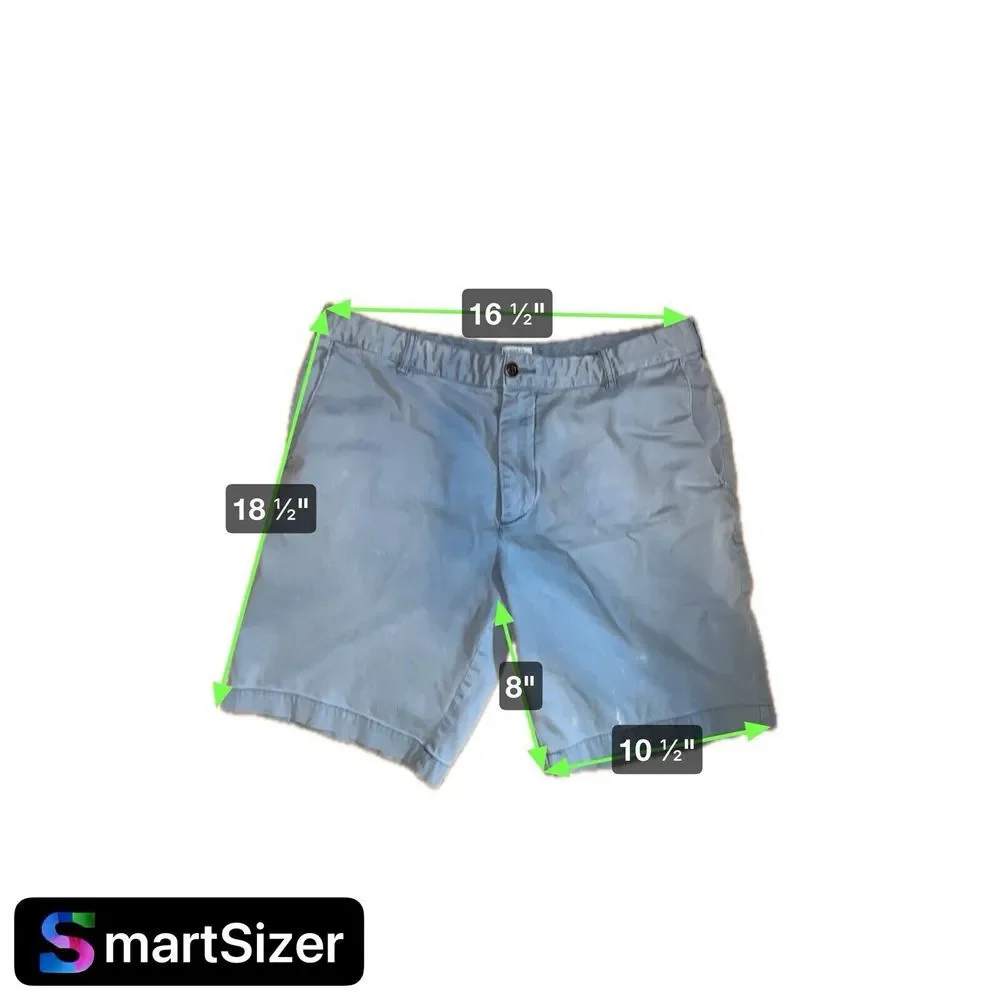 Faherty Men's Stretch‎ Chino Shorts Blue Size 34 See Photos